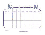 behavior chart